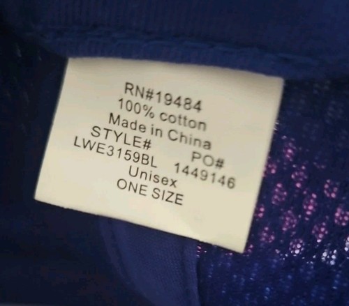 Lowe’s Home Improvement Mesh Back Ball Cap Adjustable Blue New - Picture 4 of 5