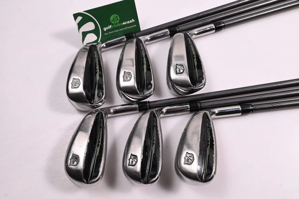 Wilson Launch Pad 2022 Irons / 5-PW / Regular Flex Evenflow 65 Shafts - Image 2 of 4