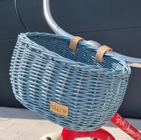 Dumpy Kinder-Fahrradkorb Aus Weide, Marineblau