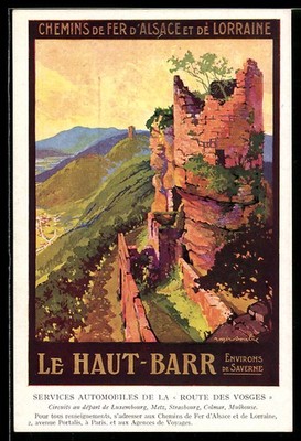 Künstler-AK Tourismus-Werbung der Chemins de Fer d´Alsace et de Lorraine, Le Ha 