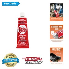 Eclectic Shoe Goo Adhesive Glue, Shoe Repair, Clear, 110010, 3.7 fl. oz.