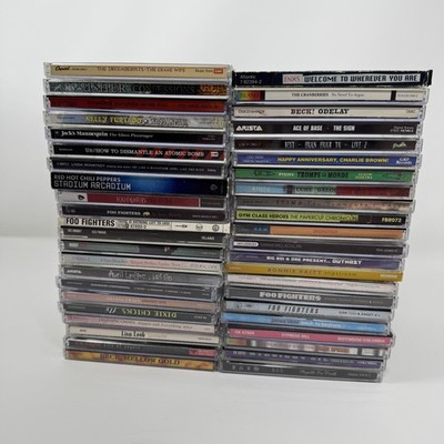 43 Music CD Lot: Foo Fighters, U2, Beck, Outkast - 90s/00s Rock Pop R&B: Works