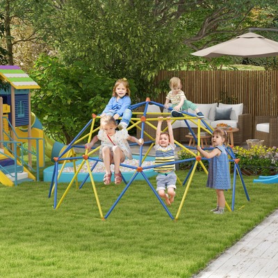 10' Climbing Dome Supports 594 lbs. for 1-6 Kids, Multi-Color