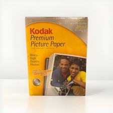 KODAK PREMIUM PICTURE PAPER, 8.5" xx 11.0" for Ink Jets, 15 Sheets, New/Sealed