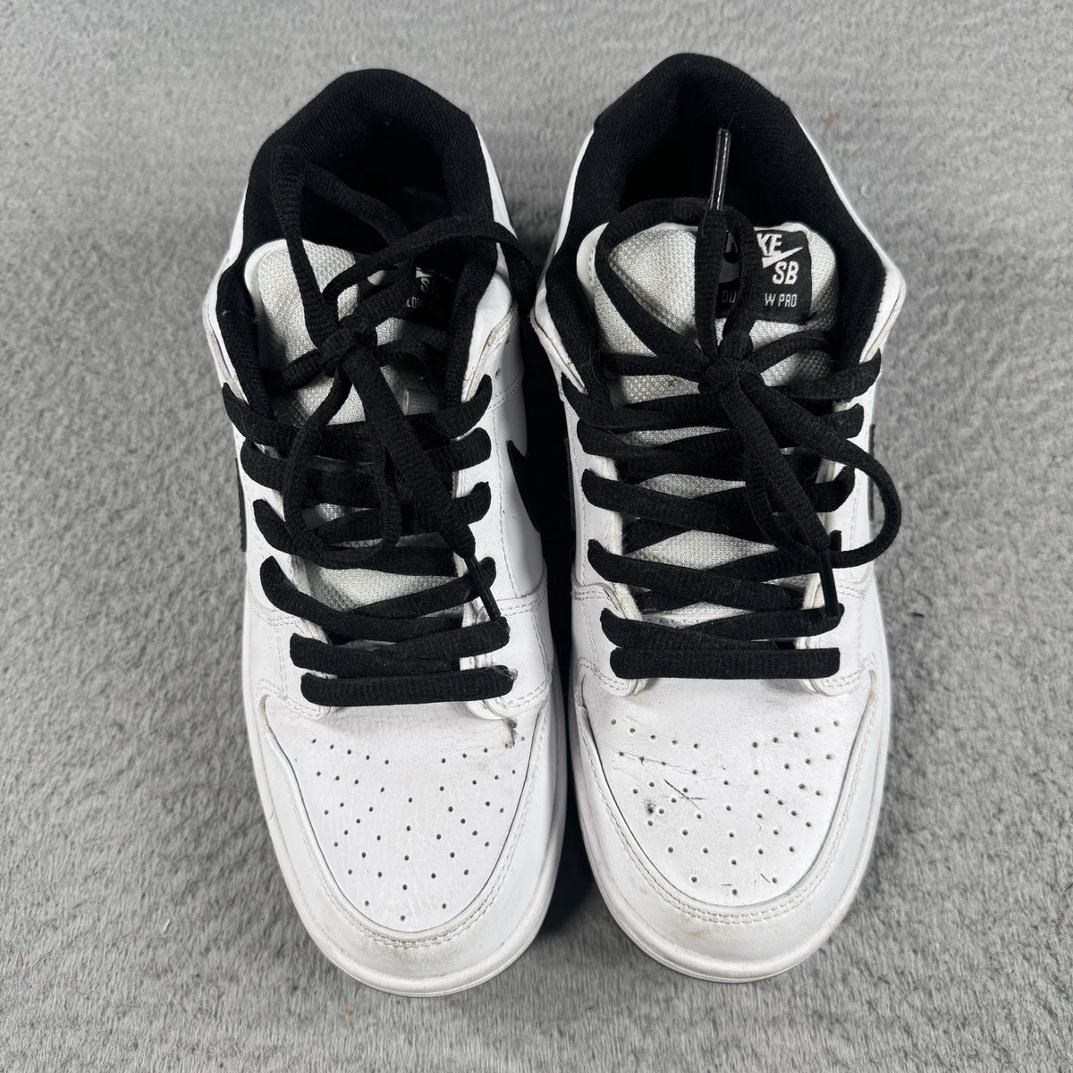 Nike SB Dunk Low Pro Ishod Wair White Black Men\'s 8 819674-101 Dunk Low Pro SB  main image 4