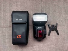 Sony HVL-F56AM Flash Alpha DSLR External Flash w/ Case in excellence condition