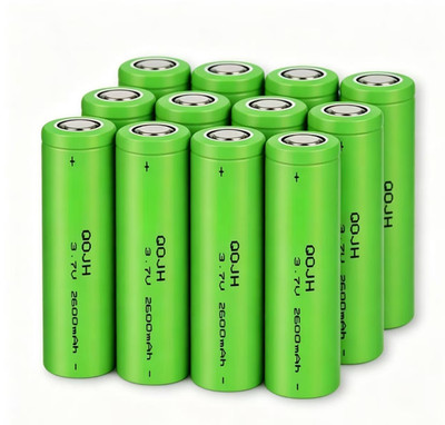  12Pcs 2600mAh Batteries 3.7V Rechargeable Li-Ion Battery for Flashlight Torch 