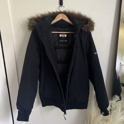 Abercrombie & Fitch Ultra 360 Parka - Men s Medium Navy Blue Coat