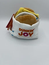 Bark Dunkin Donuts Croissant Sandwich DOG TOY Sausage Egg & Cheese - NEW