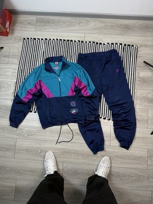 Vintage Men's 80s Nike World Campus Oregon tracksuit track jacket pants sz M y2k
