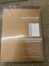 Pack Of 5 Levenger Freeleaf Shaded Annotation Ruled Note Pad