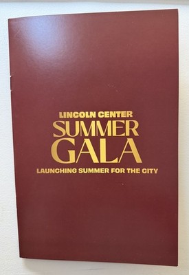 An Evening With John Legend - Lincoln Center Summer Gala Concert - Program