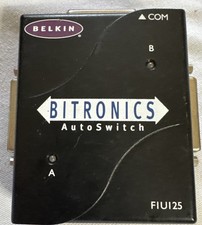 Belkin F1U125-KIT Black 2-Port Bitronics Parallel Auto Switch