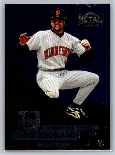 CHUCK KNOBLAUCH #25 1998 Metal Universe card