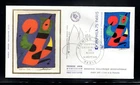 1974 France first day cover with Miro Cachet signed by Miro