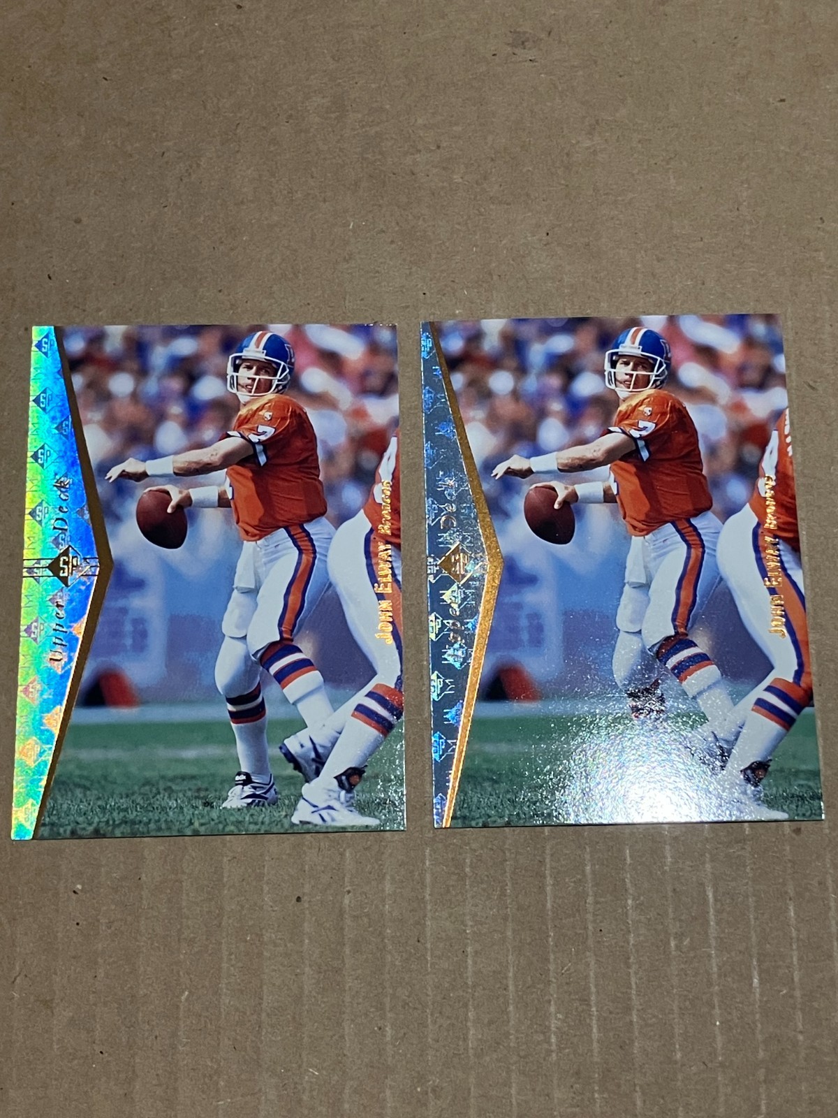 John Elway 1995 Upper Deck SP #134 Lot of 2 Cards Denver Broncos