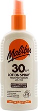 Malibu Sun SPF30 Lotion Spray 200ml – Moisturising Water Resistant Sun Cream