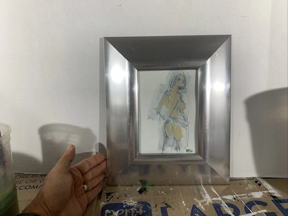 Beto Mejía Original Moderno Expresionista Abstracto Mujer Figura Arte Pintura Foto 3 de 4