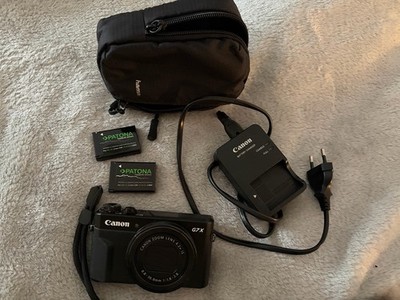 Canon G7X Mark II PowerShot Digitalkamera, Schwarz