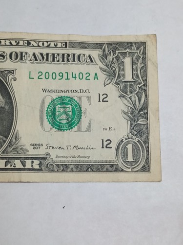 2017 $1 L SAN FRANCISCO BEP VALITINES DAY BIRTHDAY NOTE FEB 14 2009 (L20091402A) - Picture 3 of 8