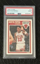 1989 Fleer Basketball Scottie Pippen MINT PSA 9 Bulls NBA Finals MVP All Star