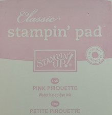 Stampin Up Ink Pad PINK PIROUETTE 2018 Retired Classic Design AS IS FLAW Warped