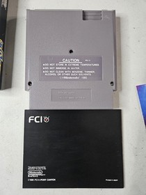 Hydlide (Nintendo Entertainment System, NES) Complete In Box CIB With Poster