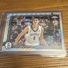 Topps Chrome Egor Demin Rookie #258 Brooklyn Nets 2025 NBA Basketball Card