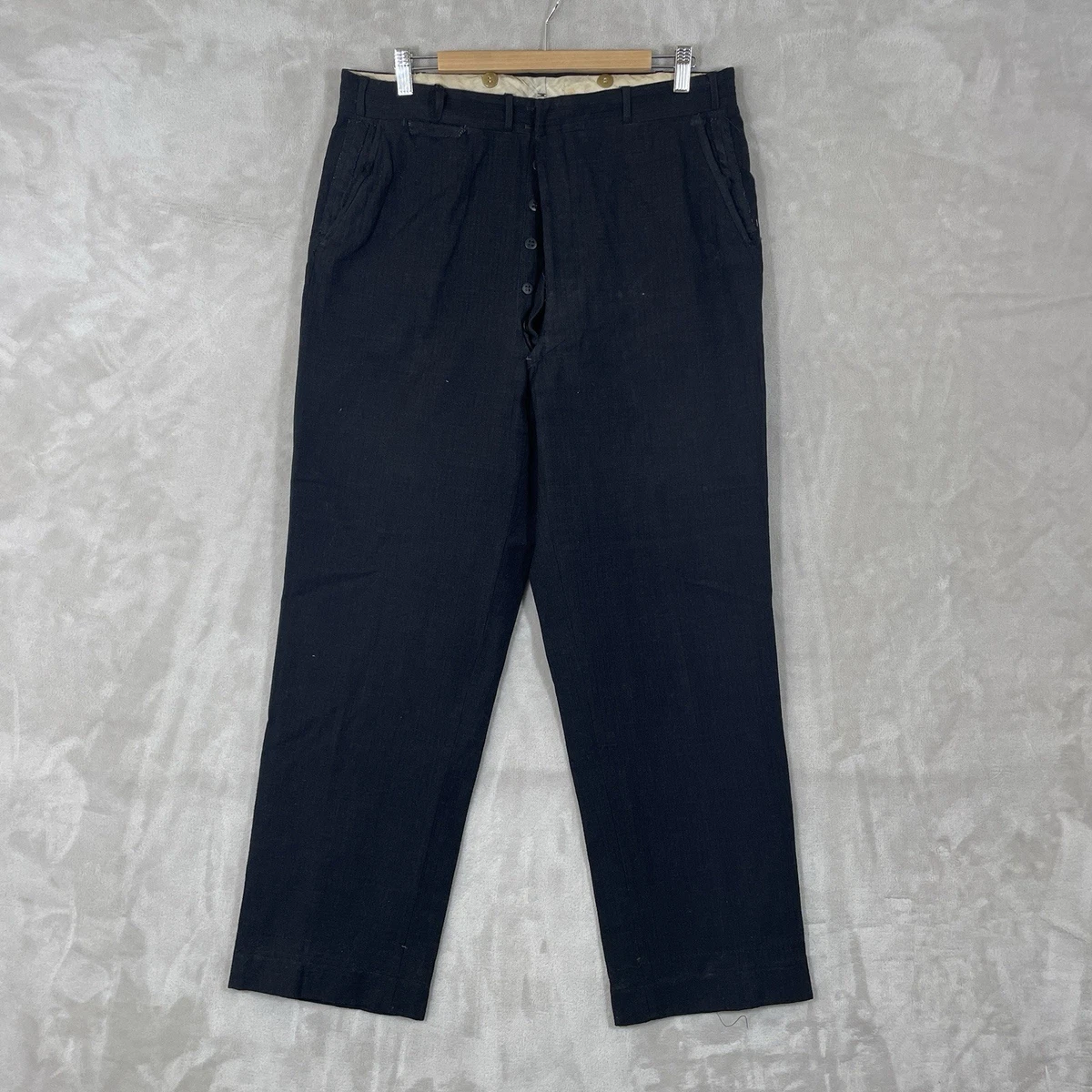 1940s 100% Wool Vintage Pants for Men for sale | eBay