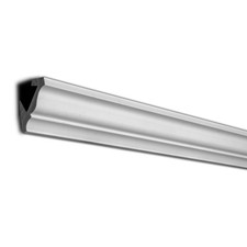 Outwater 8ft Peel & Stick Crown Molding White (3 Pack / 24 ft)