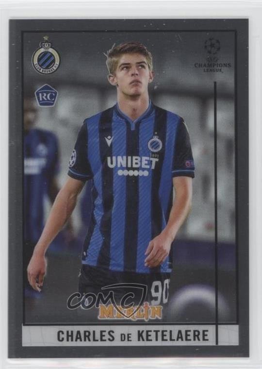 2020-21 Topps Merlin Collection Chrome UCL Charles De Ketelaere #3 Rookie RC ow3
