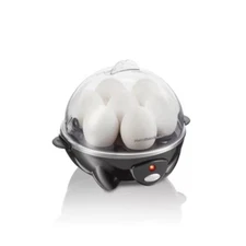 Hamilton Beach Rapid 7-Egg Cooker - Electric Egg Boiler, Poacher & Steamer, 300W