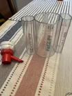 VINTAGE COKE COCA-COLA BRIX RATIO CUP PLASTIC WITH GREEN LETTERING W Diffuser