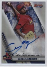 2019 Bowman's Best Refractor Genesis Cabrera #B19-GC Auto x5u