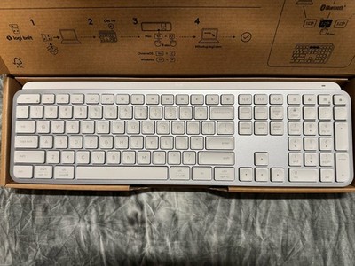 Logitech MX Keys S Wireless Keyboard - Pale Gray (920-011559)
