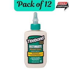 12 Pack Titebond III Ultimate Wood Glue 8 oz-1412