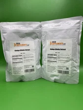 2x BulkSupplements Ginkgo Biloba Extract Powder - 200 mg Per Serving 250 G ￼