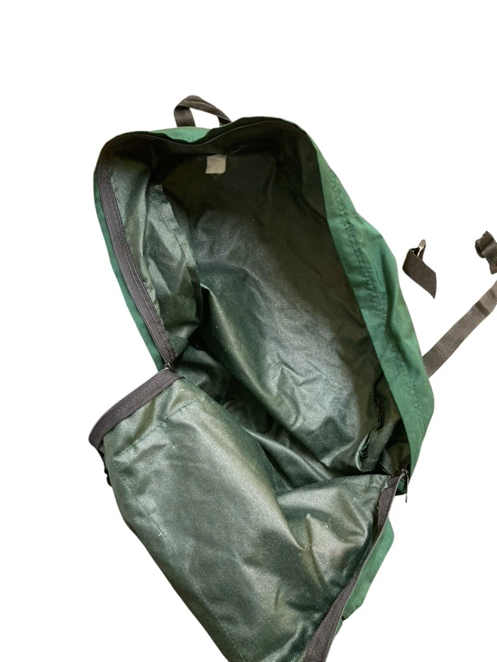 Vintage Eastpak Book bag Green USA Zip Backpack - Image 2 of 4