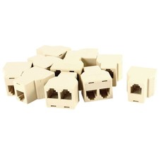 RJ11 6P4C Cable Coupler Phone Connectors Female-2Female 10pcs
