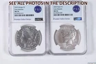 NobleSpirit (LB) 2023 Morgan & Peace Silver Dollar Set Early Releases NGC MS70