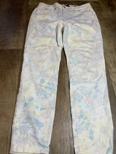 FDJ French Dressing Jeans Womens Size 10 Floral Pattern