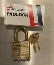Skilcraft AbilityOne Padlock 5340001583805 - Comes W/ 2 Keys