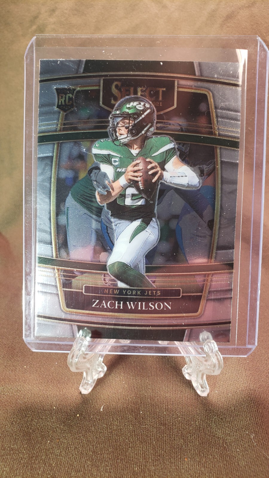 2021 Panini Select Zach Wilson RC Concourse #44 New York Jets Rookie