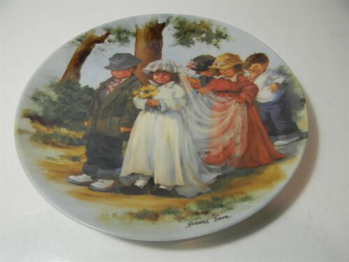 1985 Knowles Here Comes the Bride Jeanne Down's Friends Collectors Plate PL9
