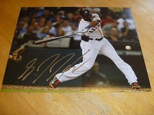 LJ Hoes Houston Astros Signed/Auto 8x10 Photo  COA  Orioles