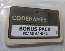 NEW CODENAMES BOARD GAME PROMO BONUS PACK 10x 2-SIDED CARDS