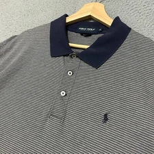 Vintage Polo Golf Polo Shirt Men XL Multicolor Striped Lochinvar Golf Club Peru