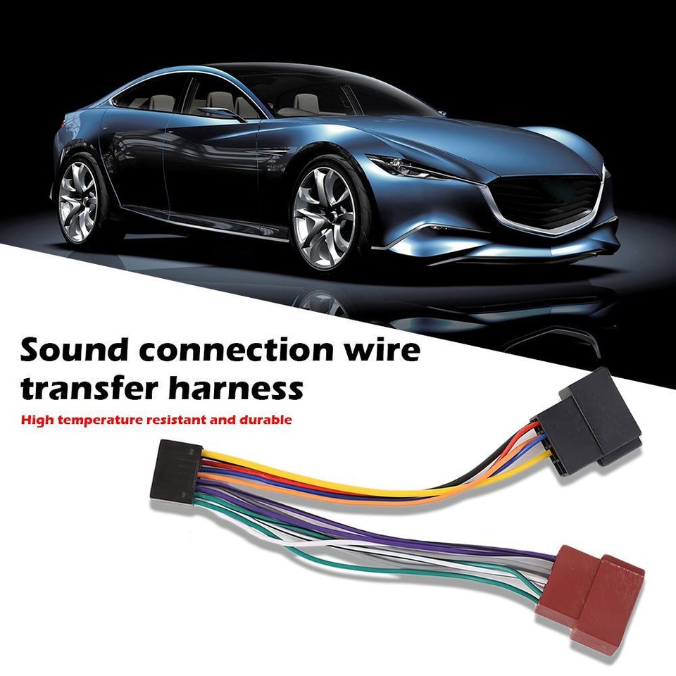 For KENWOOD ISO Wiring Harness Connector Adaptor Cable Car Stereo Loom