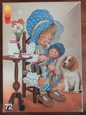 Vintage Holly Hobby Betsy Girl Puppe Martine Puzzle 72 Teile vollständig.