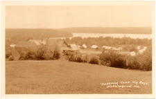 Medomak Camp for Boys in Washington Maine ME 1920s RPPC Postcard Photo